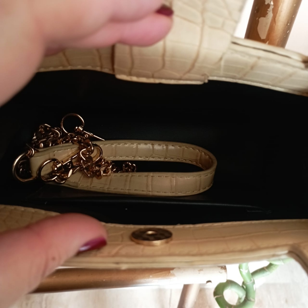 Mock Croc Mini Satchel Bag - Picture 6 of 16